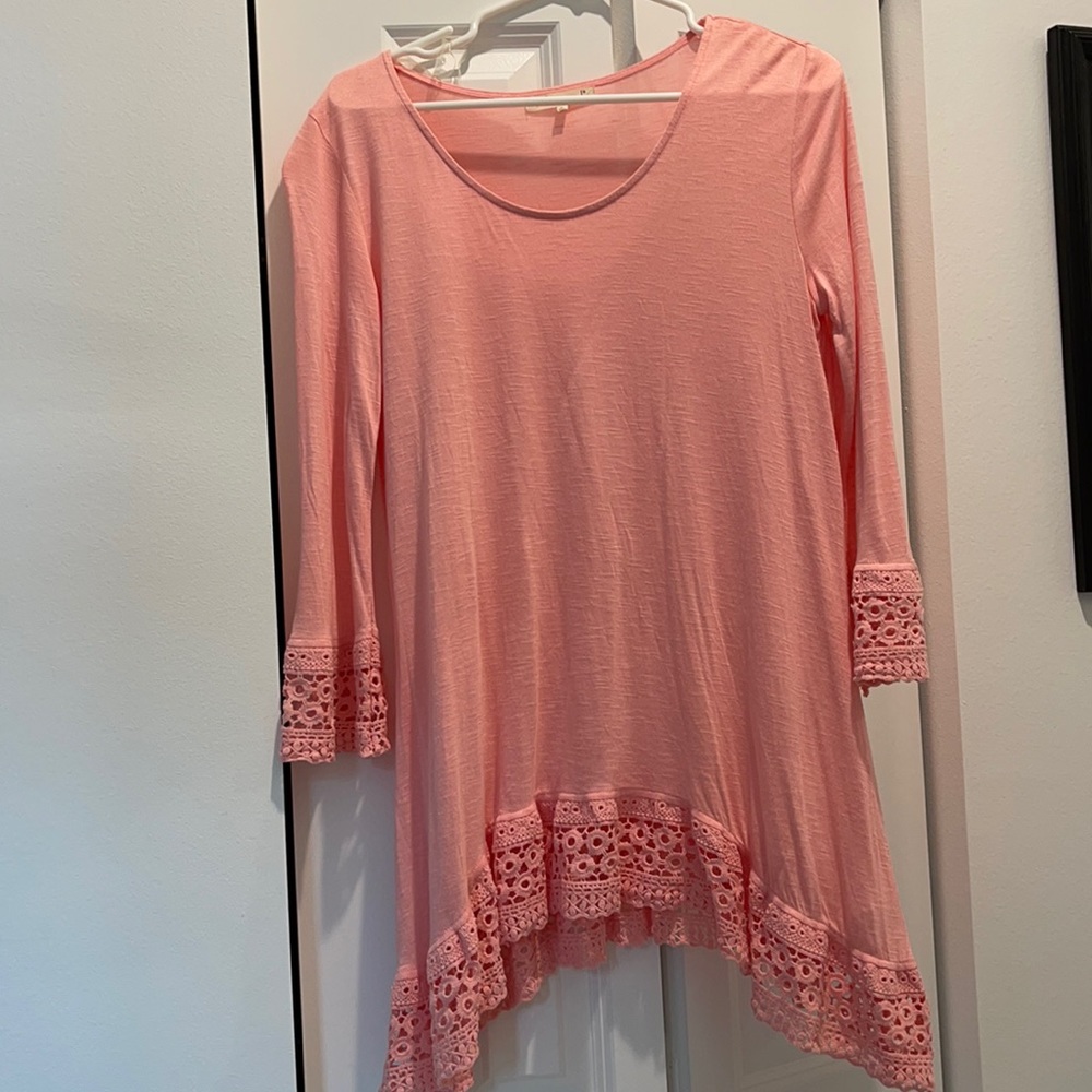 Pink soft dress